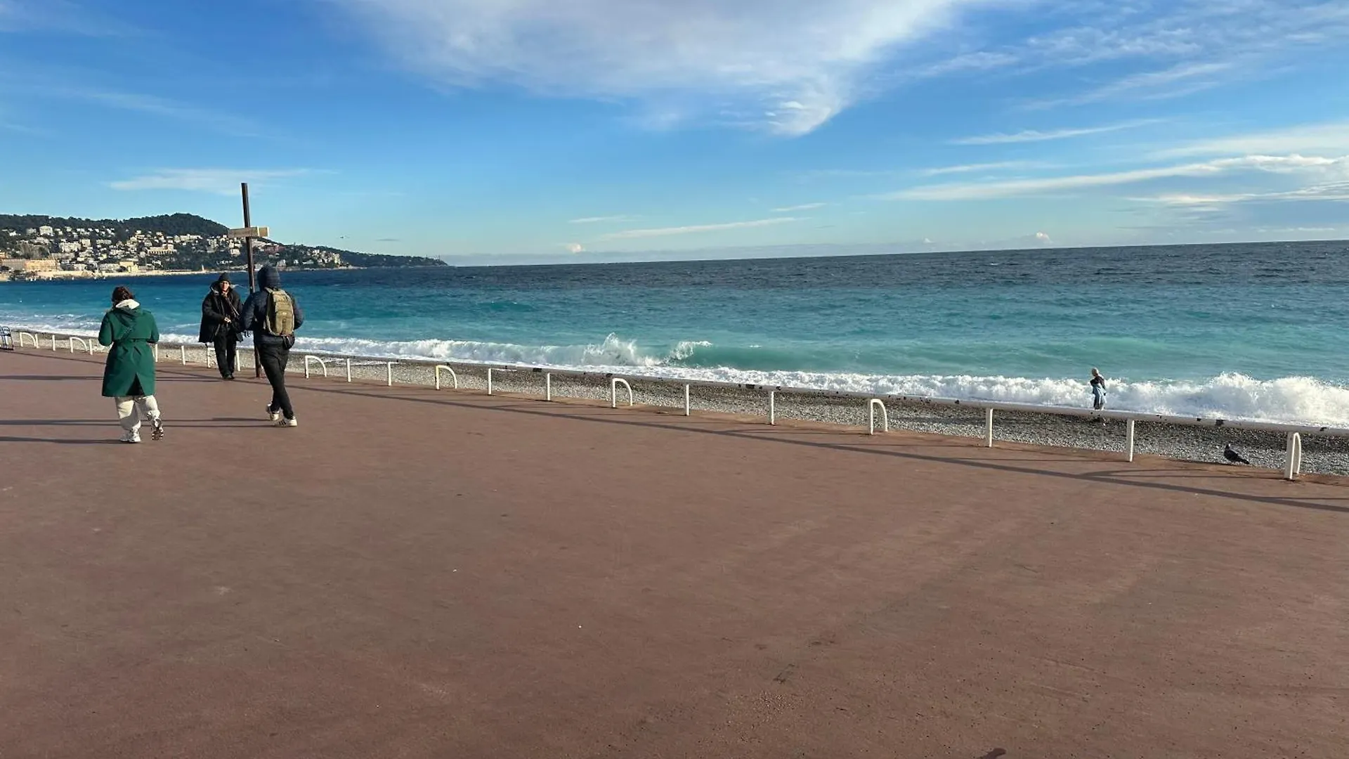 Promenade Des Anglais With Ac Near Negresco Nice